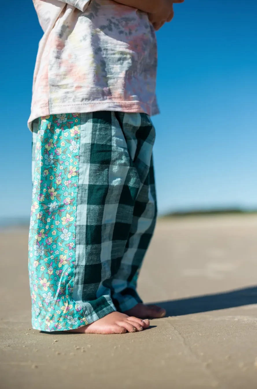 Kids Patchwork Pants