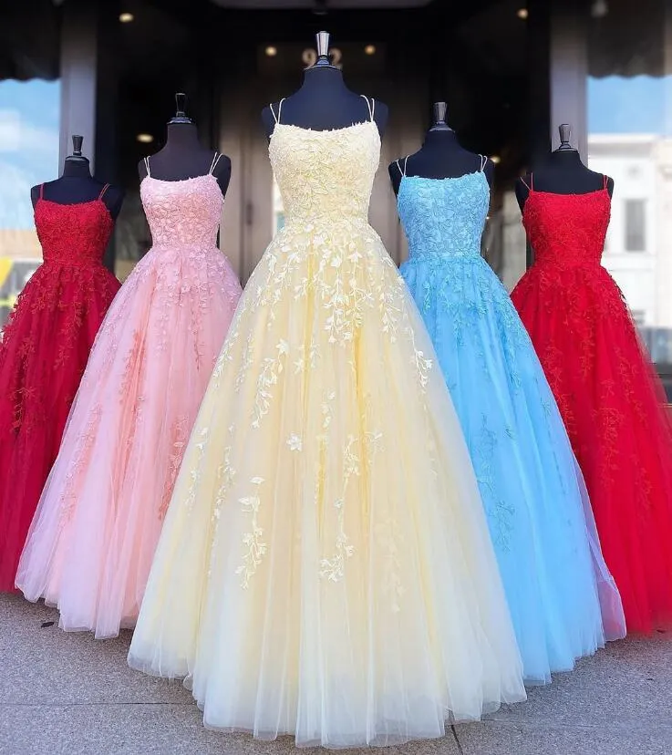 Lace Prom Dress Long , Formal Ball Dress, Evening Dress, Dance Dresses, School Party Gown, PC0919