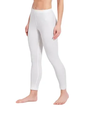 Ladies Off White Thermal Leggings