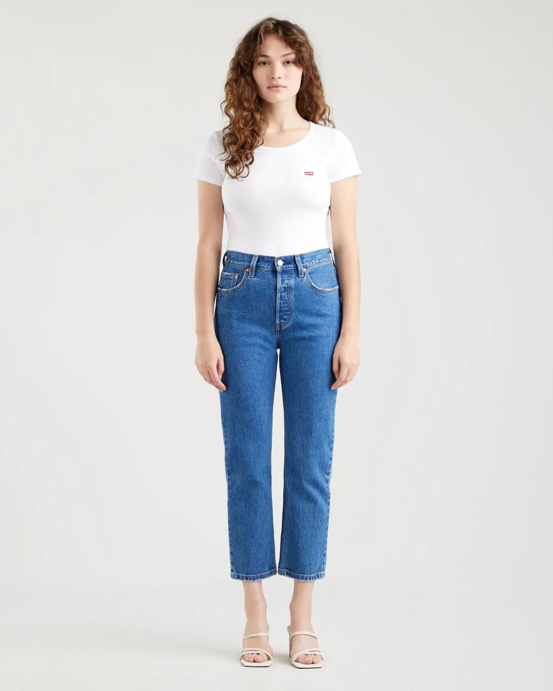 Levi's® Womens 501 Crop Jeans - Jazz Pop