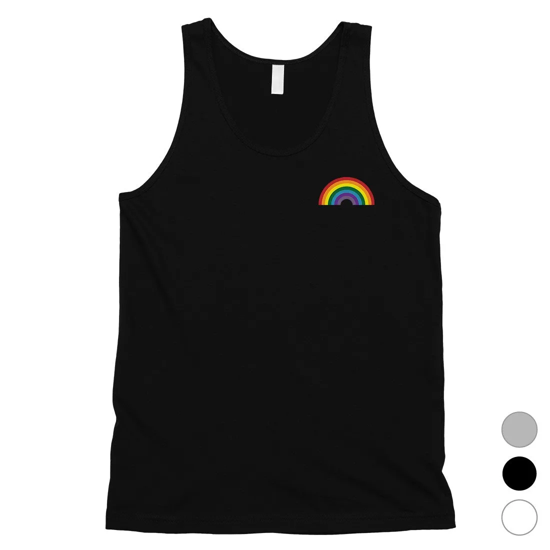 LGBT Rainbow Pocket Mens Tank Top