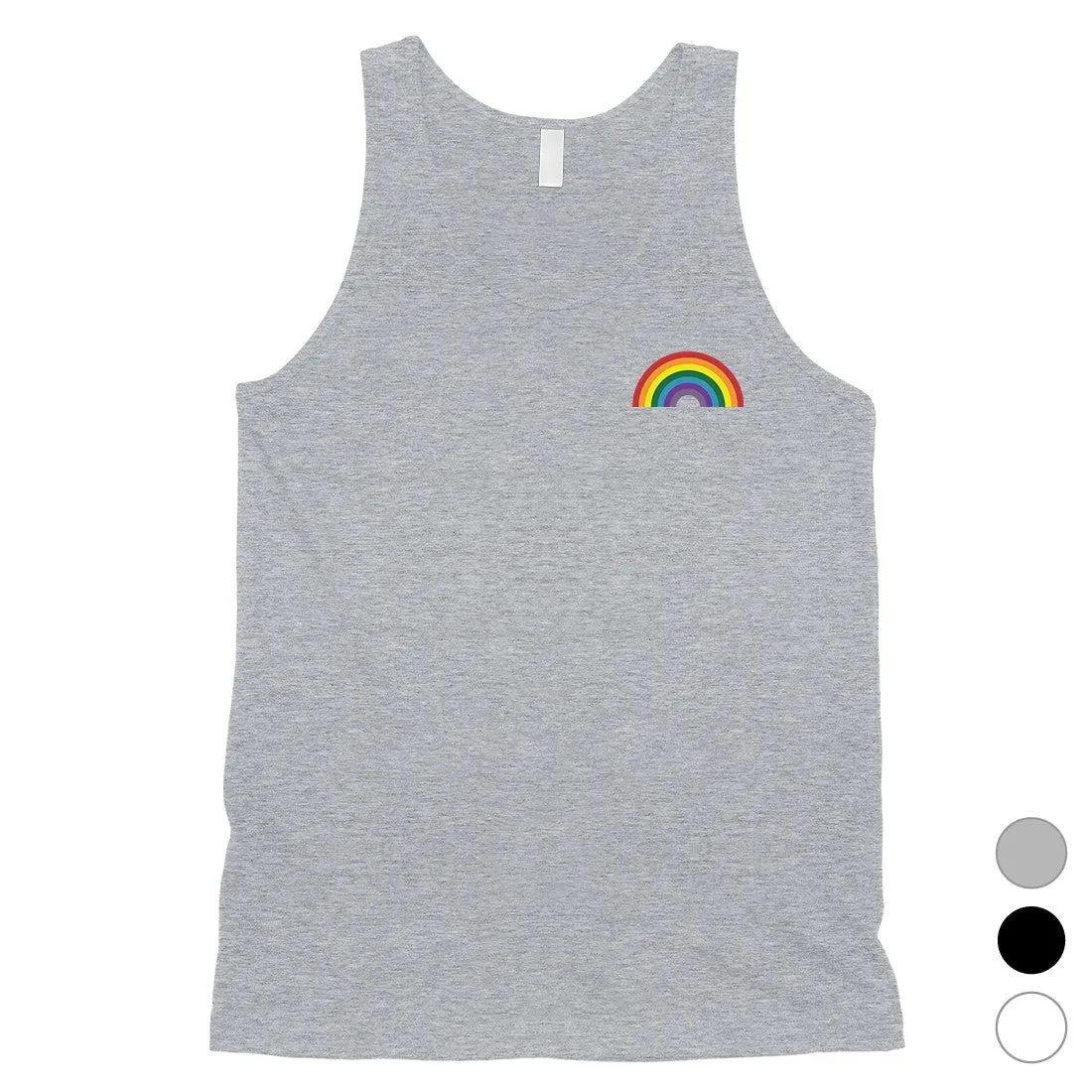 LGBT Rainbow Pocket Mens Tank Top