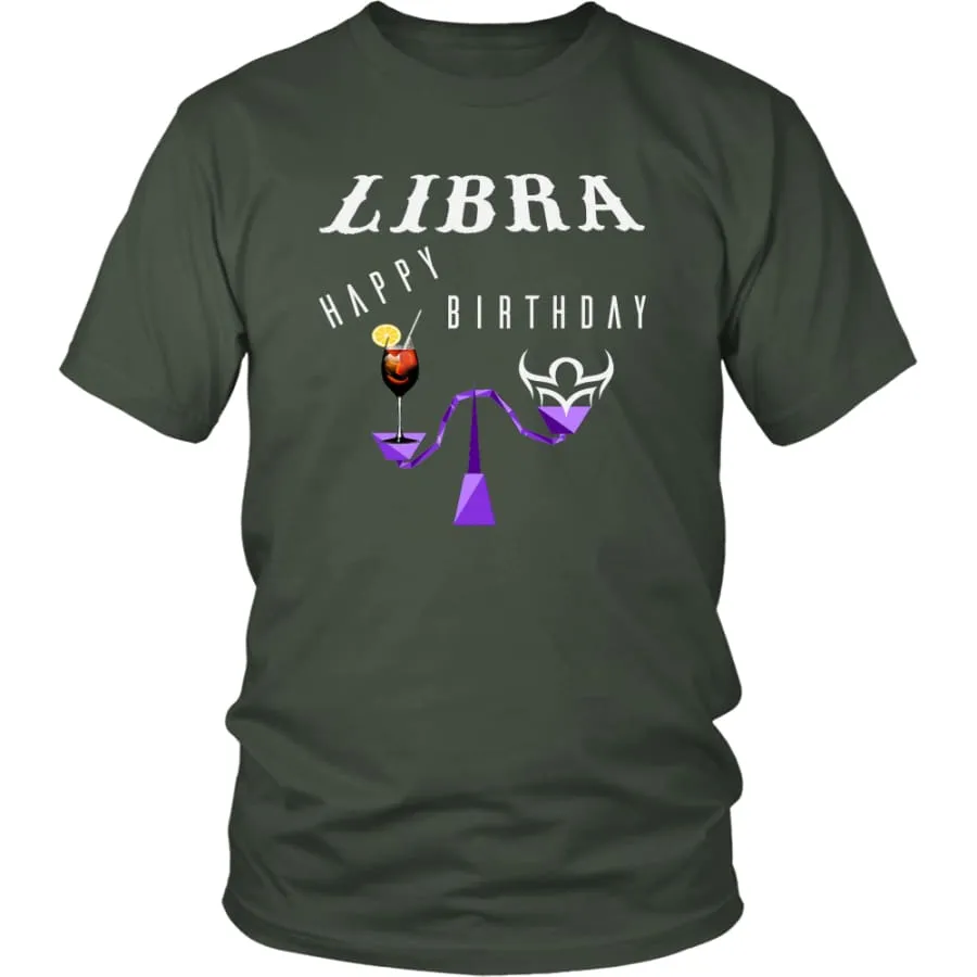 Libra Shirt Mens Womens| Horoscope| Zodiac Libra Birthday Shirts (12 colors)