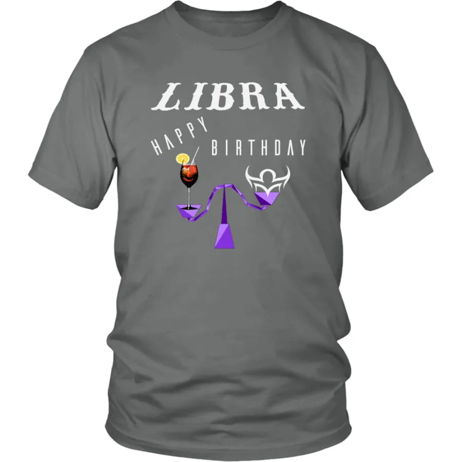 Libra Shirt Mens Womens| Horoscope| Zodiac Libra Birthday Shirts (12 colors)