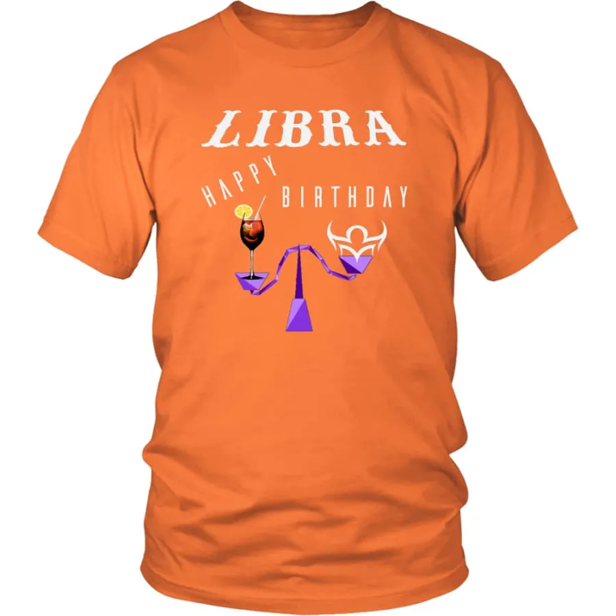 Libra Shirt Mens Womens| Horoscope| Zodiac Libra Birthday Shirts (12 colors)