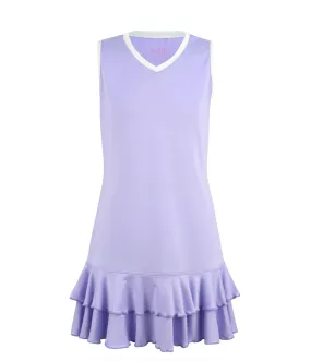 Lilac Lane Ruffle Dress - 4/5, MD, LG