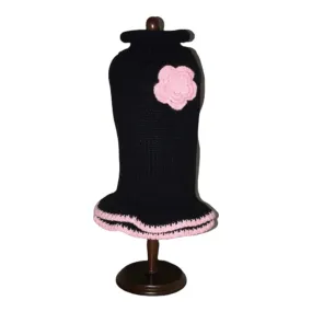 Little Black Sweater Dress for Dogs