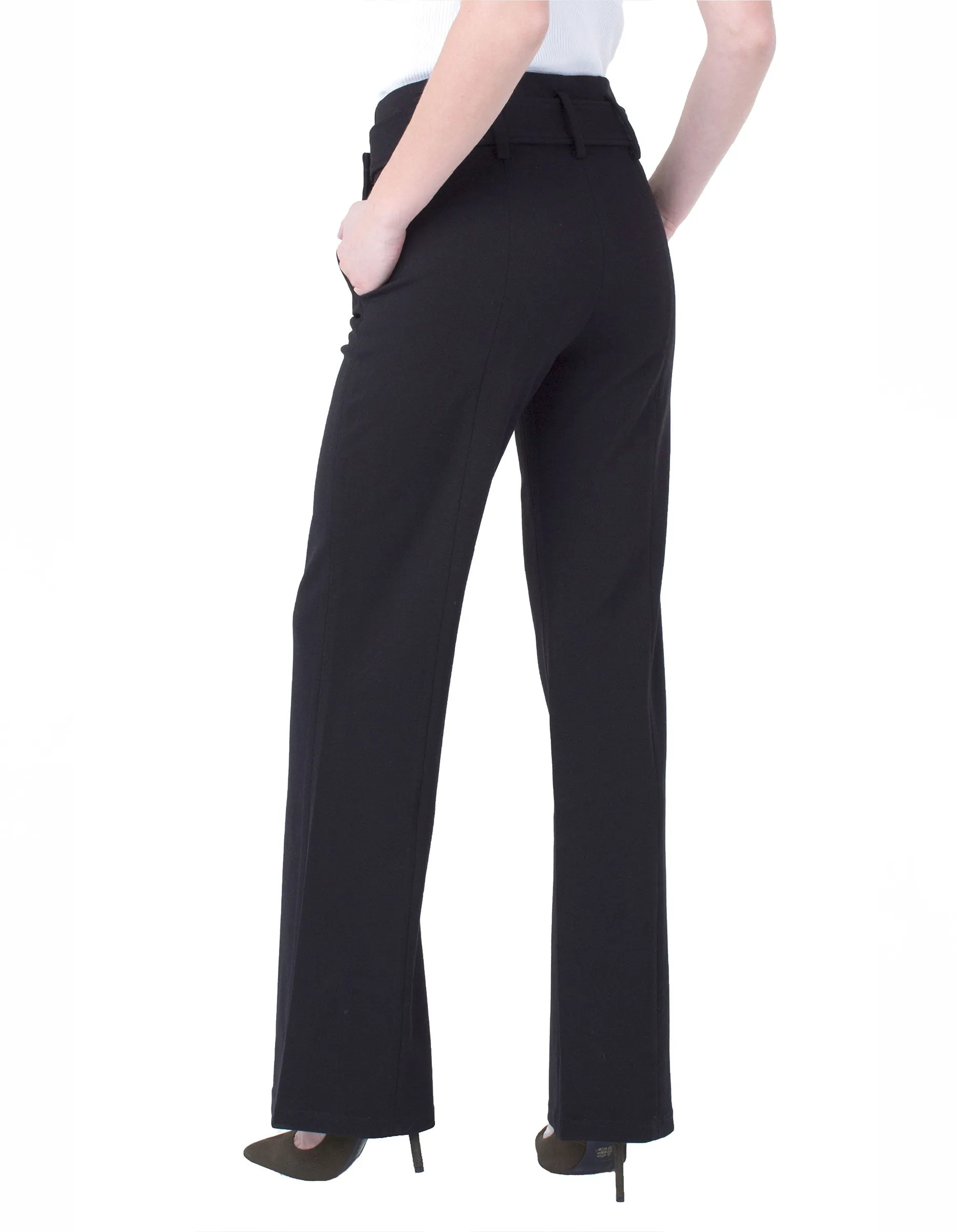 Liverpool Taylor High Waist Belted Trouser