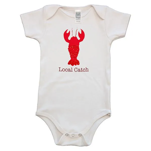 Lobster Local Catch Lobster Short Sleeve Romper