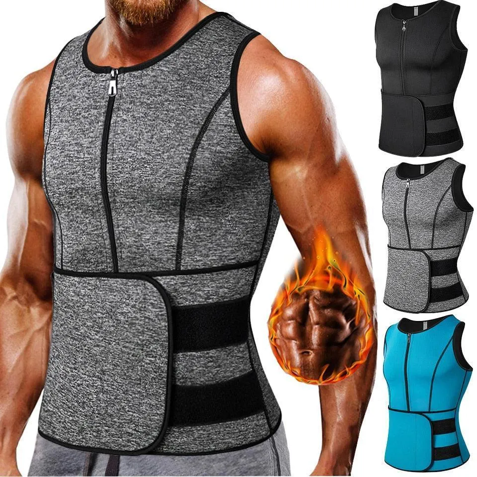 Men's Bodyshaper Vest Compression Waist Slimming Trainer