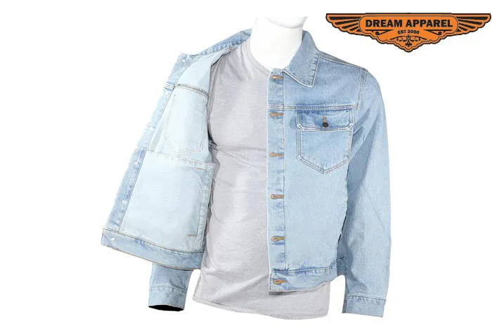 Men's Buttoned Denim Shirt