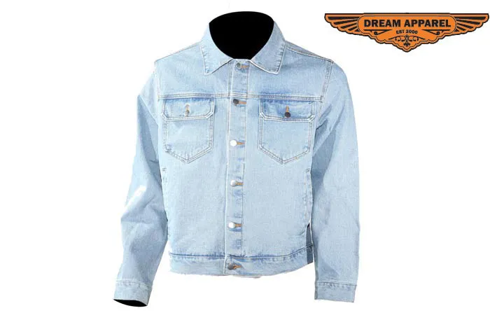 Men's Buttoned Denim Shirt