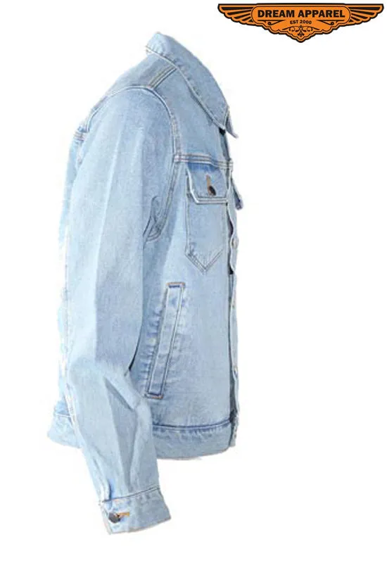 Men's Buttoned Denim Shirt