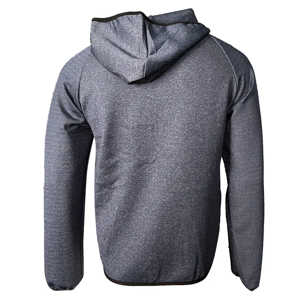 Men's Hoodie Full Zip Athletic Track Jacket Long Sleeve Hooded Sweatshirt