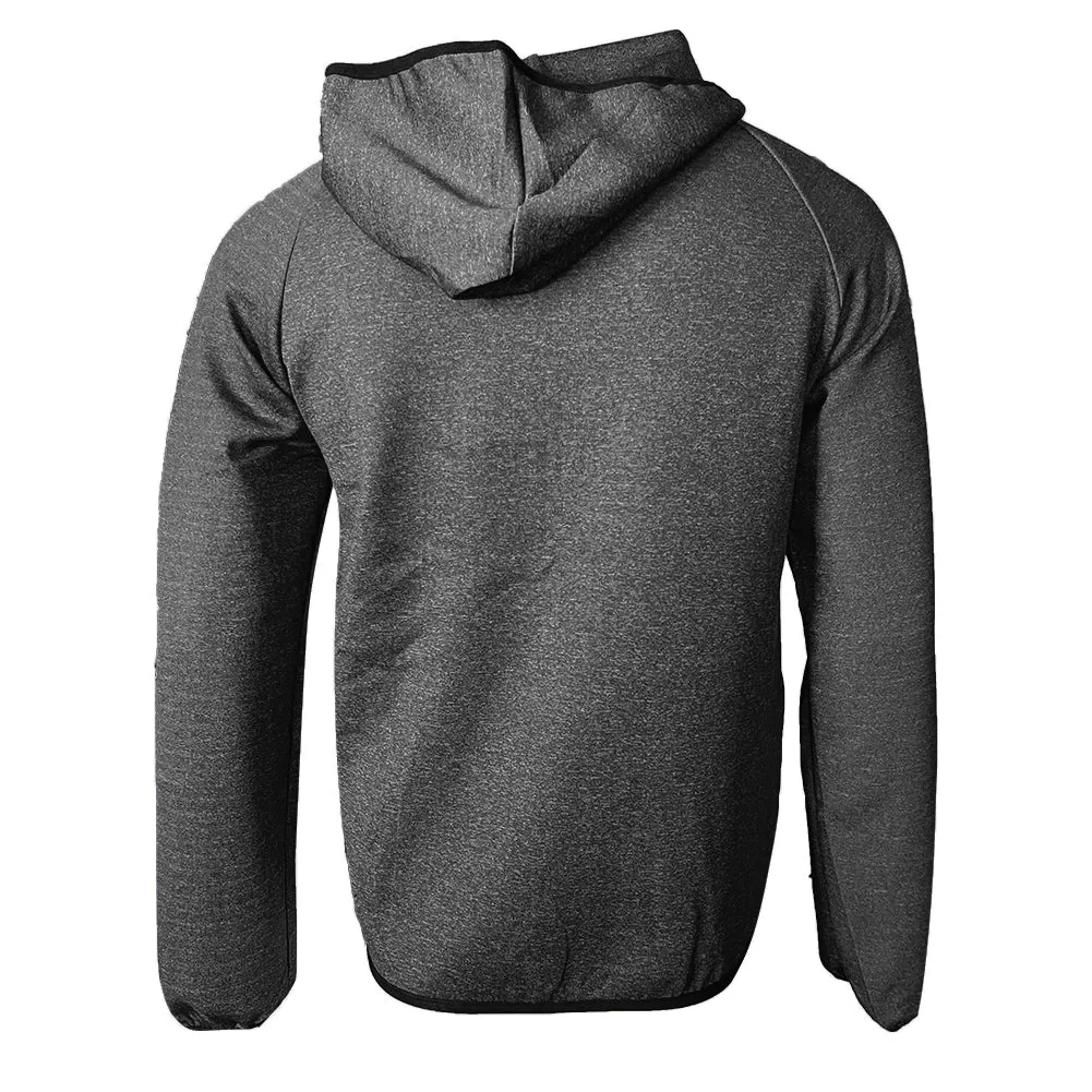 Men's Hoodie Full Zip Athletic Track Jacket Long Sleeve Hooded Sweatshirt