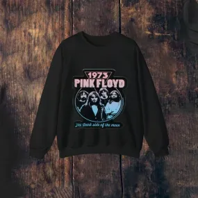 Mens Vintage 1973  Pink Floyd Rock Band Long Sleeve Sweatshirt