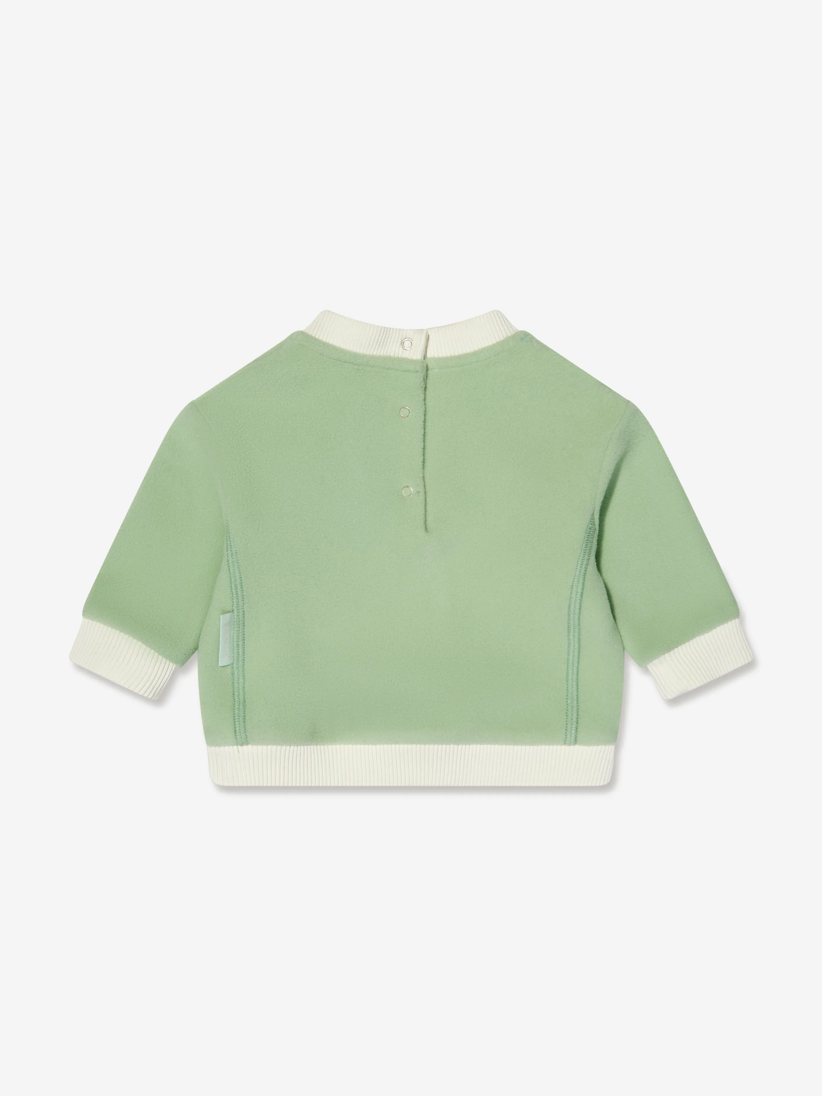 Moncler Enfant Baby Girls Logo Sweatshirt in Green