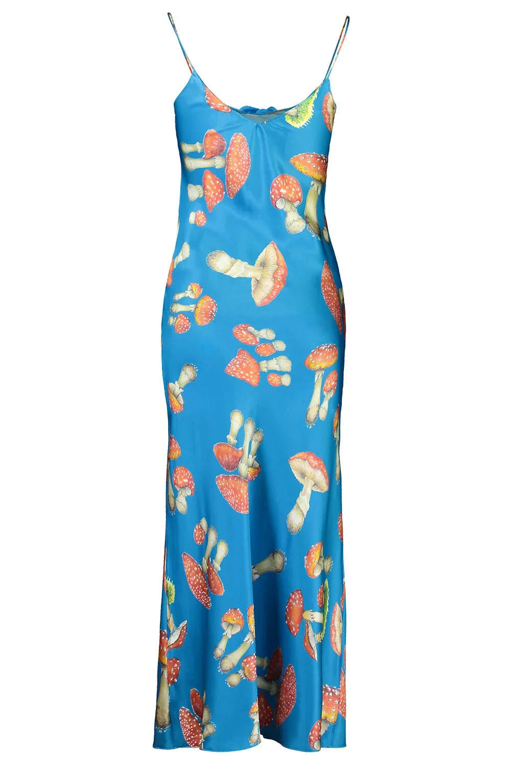 Mushroom Printed Slip Dress