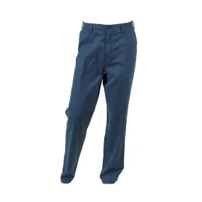 Nautica Men's Classic Fit Flat Front Chino Deck Pants Blue Size 36x34