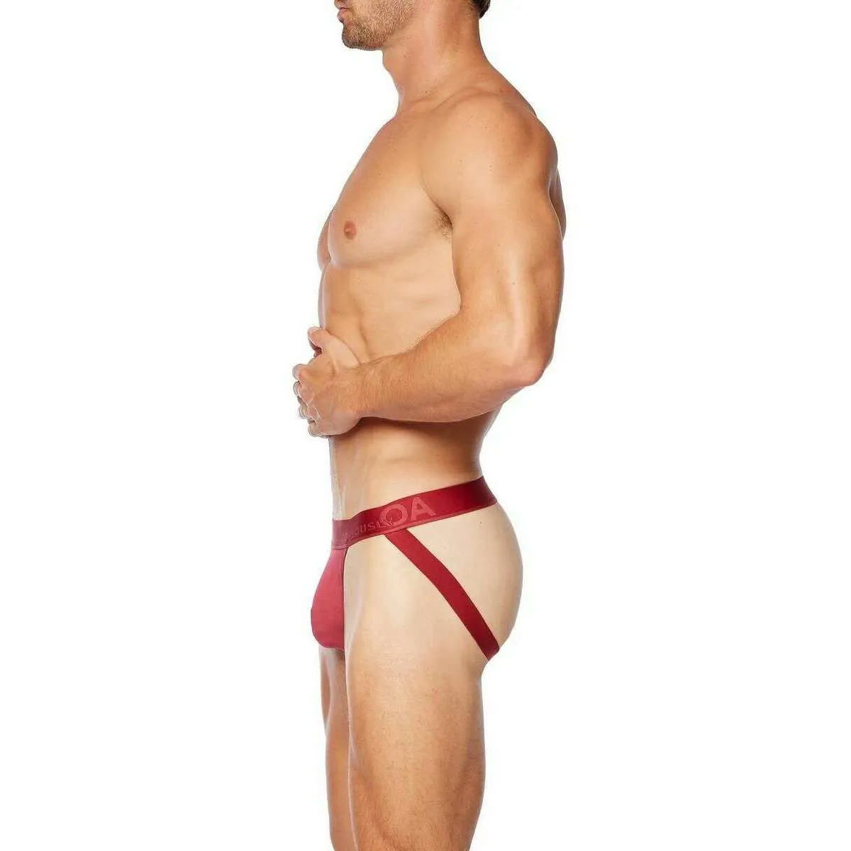 Obviously PrimeMan Jockstrap - Brick Red