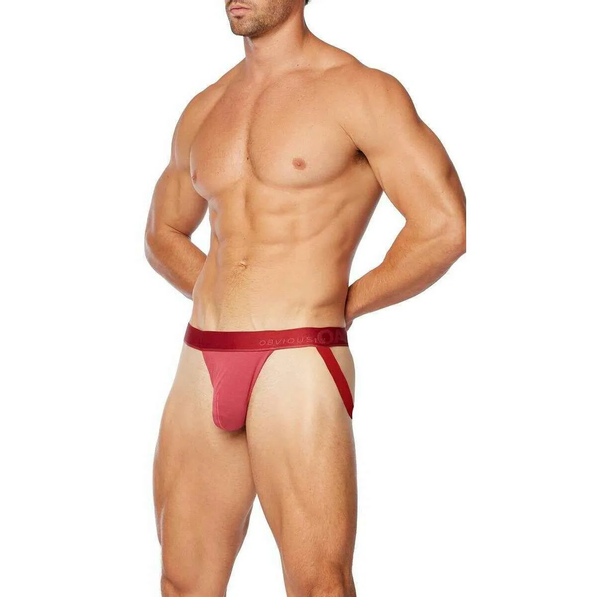 Obviously PrimeMan Jockstrap - Brick Red