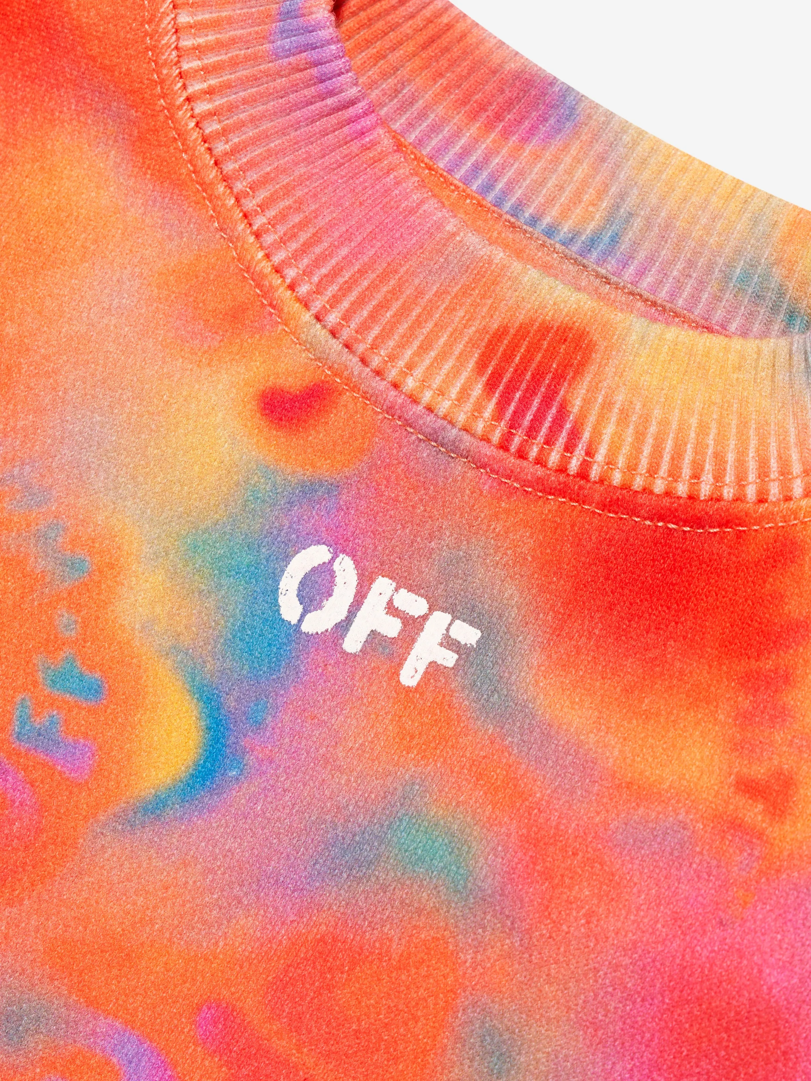 Off-White Girls Abstract AOP Sweatshirt in Multicolour