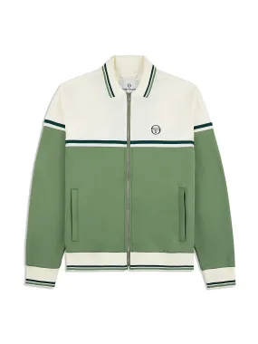 Olmi Track Jacket- Hedge Green