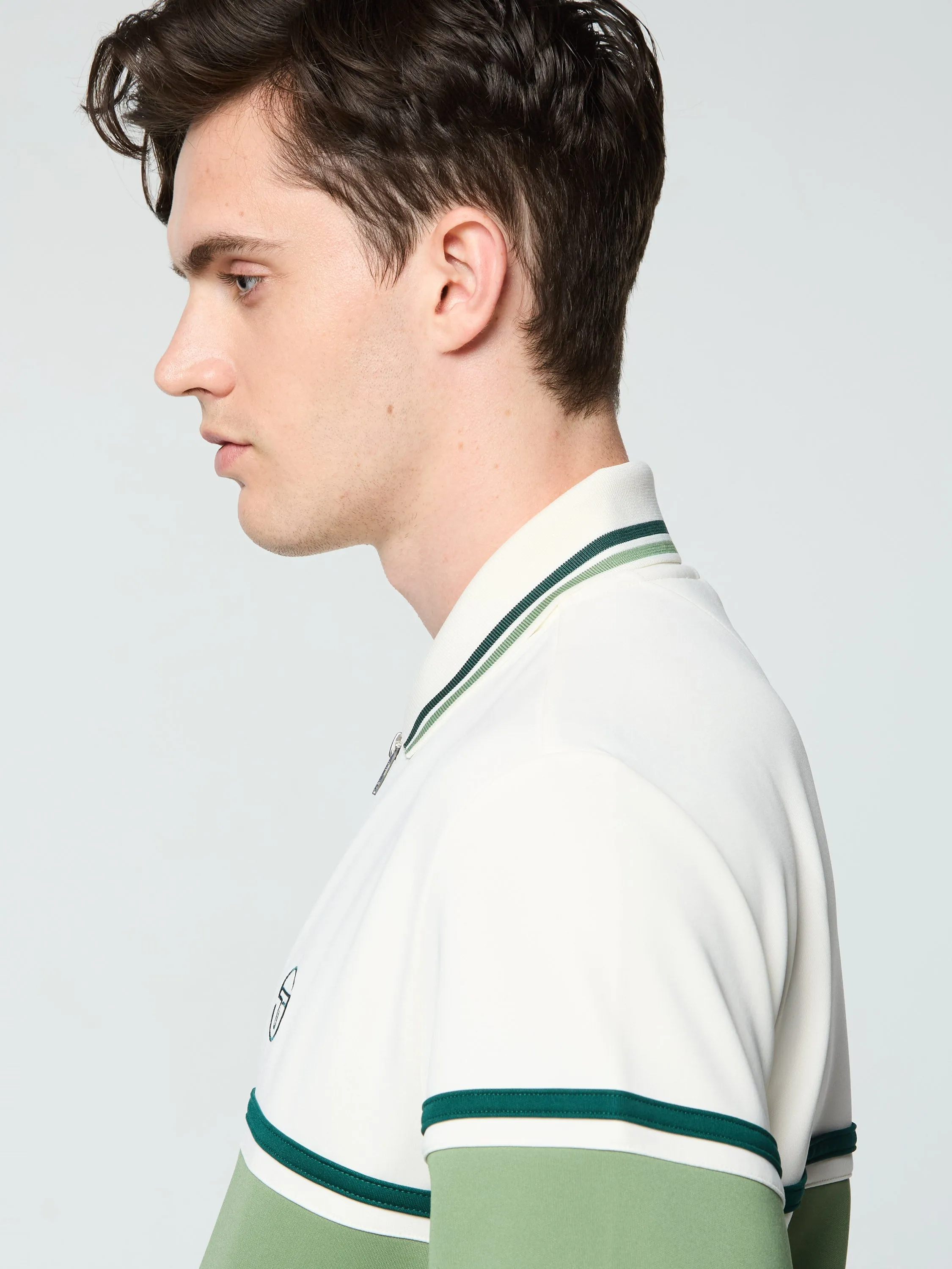 Olmi Track Jacket- Hedge Green