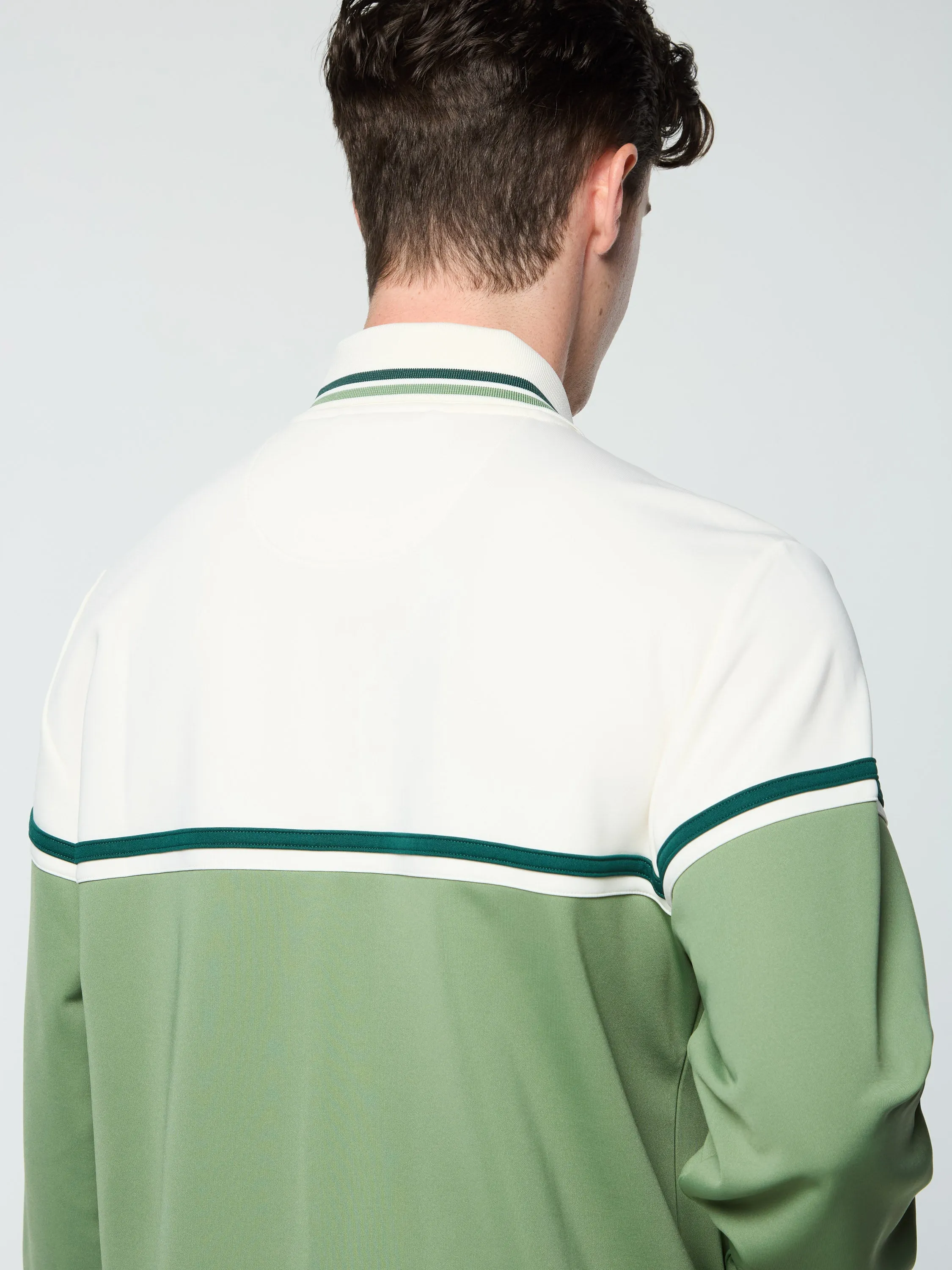 Olmi Track Jacket- Hedge Green