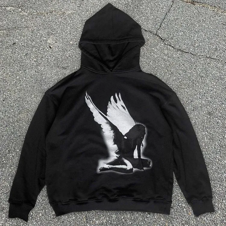 Personalized Angel Hooded Sweatshirt