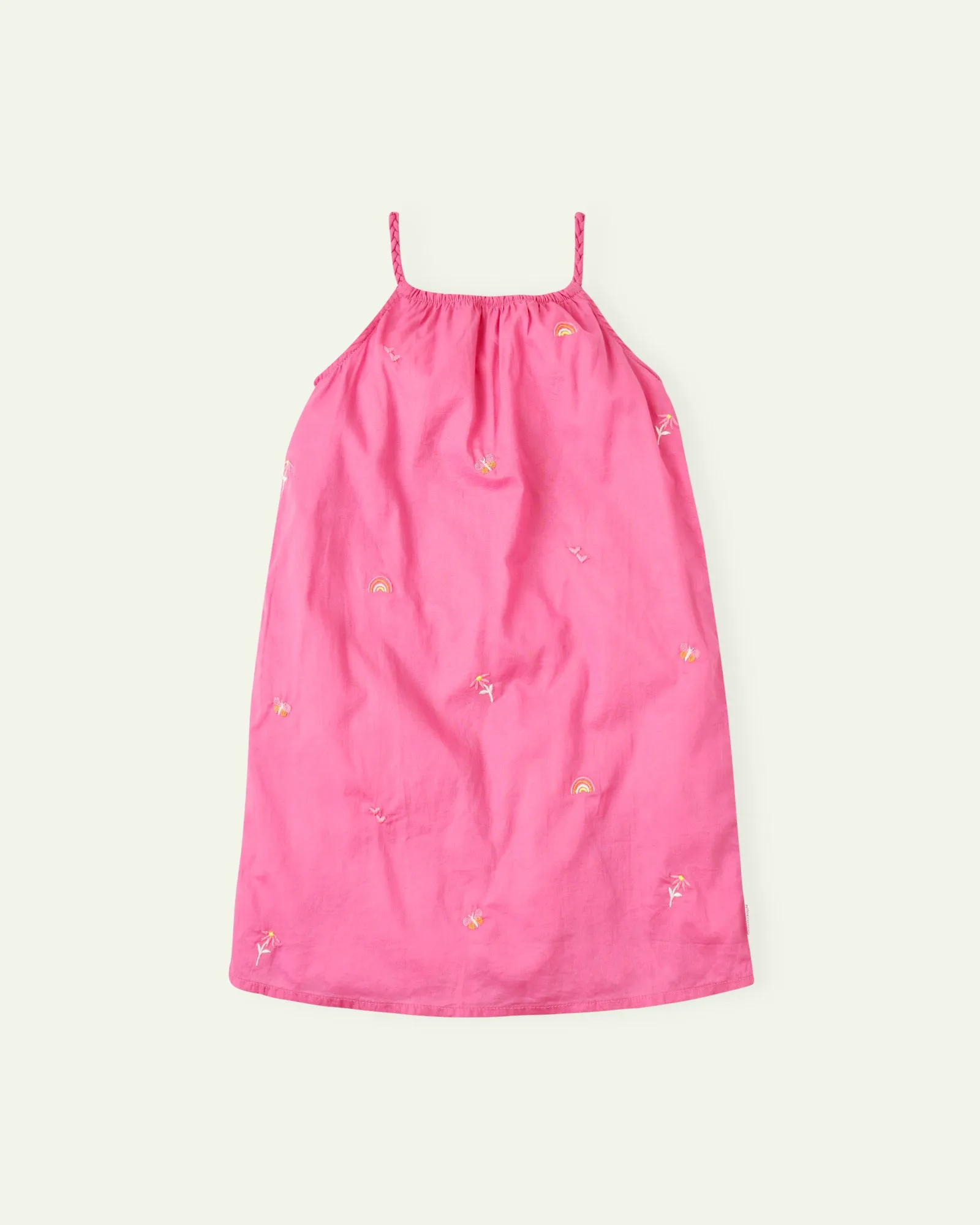 Pink Embroidered Dress