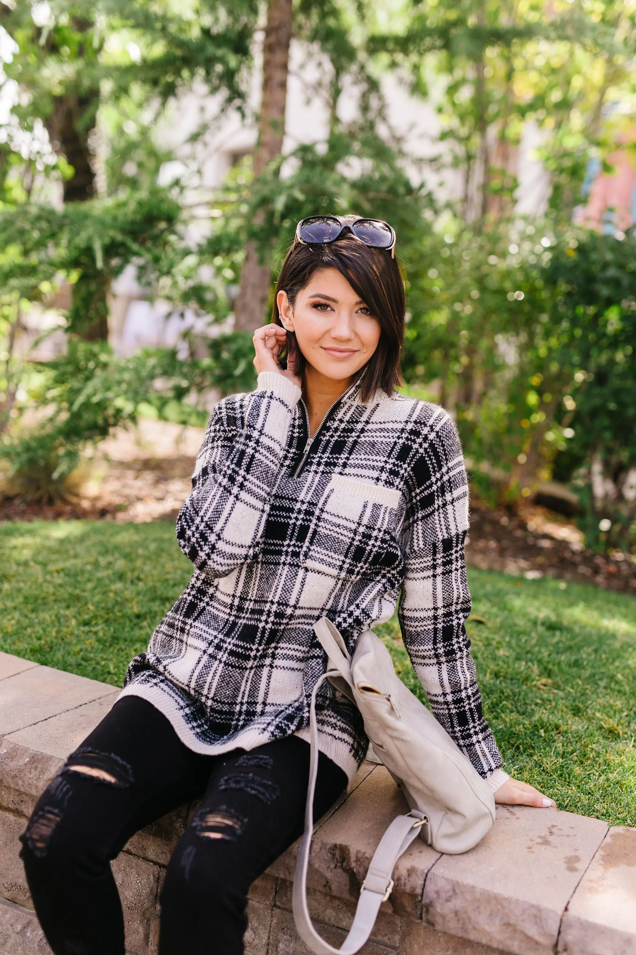 Plaid Girl Pullover