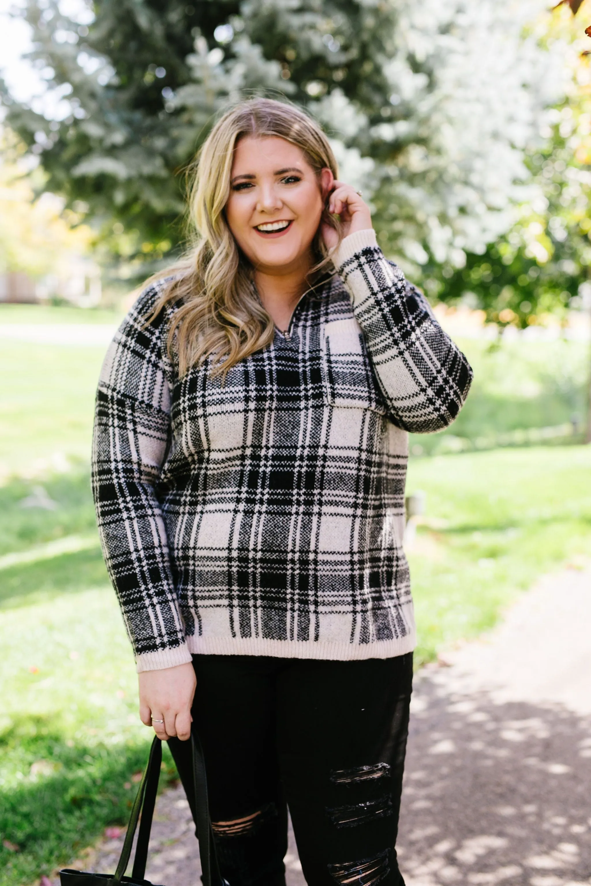 Plaid Girl Pullover