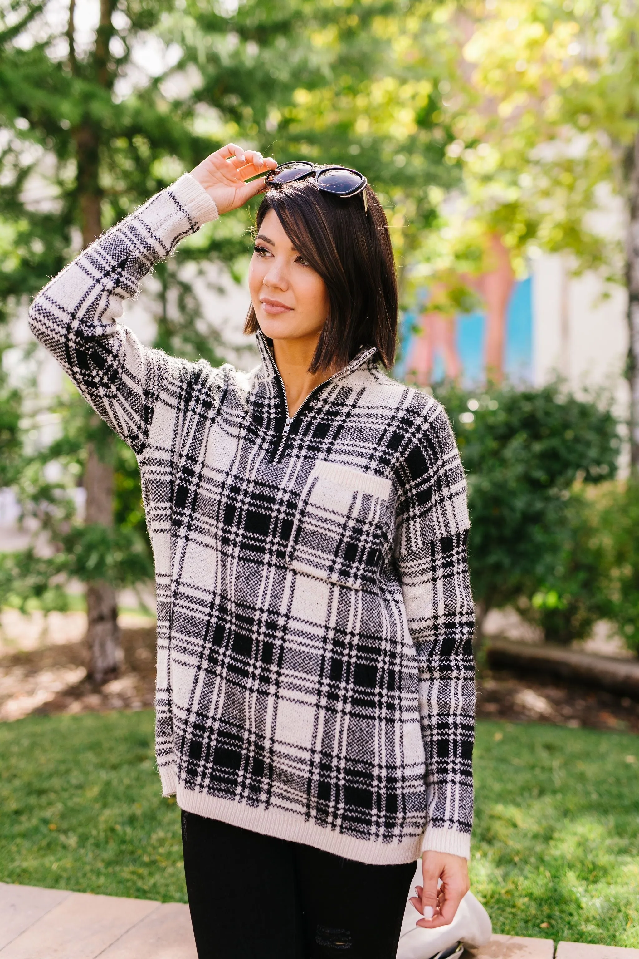 Plaid Girl Pullover