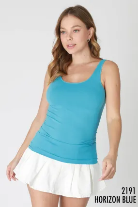 Plain Jersey Tank Horizon Blue