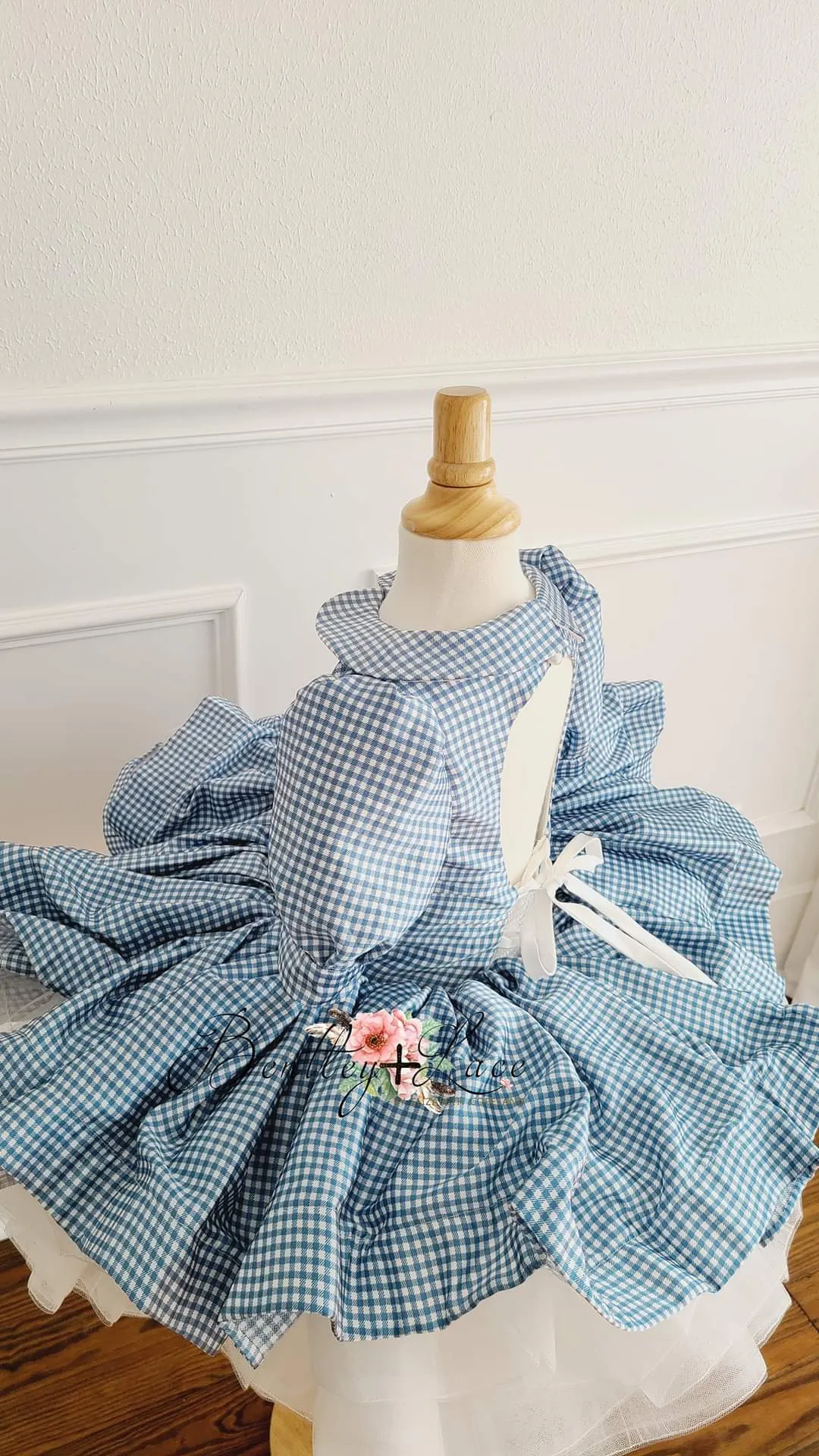 "Dorothy Blue" -  Petal Length Dress  - ( 3 Year - Petite 5 Year)