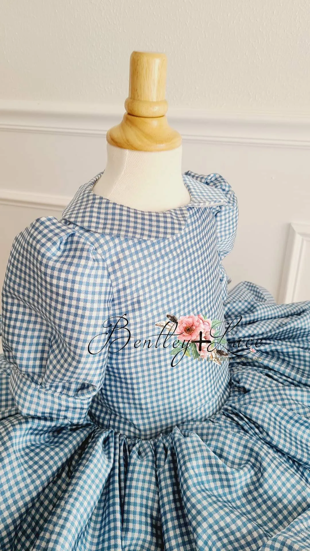 "Dorothy Blue" -  Petal Length Dress  - ( 3 Year - Petite 5 Year)