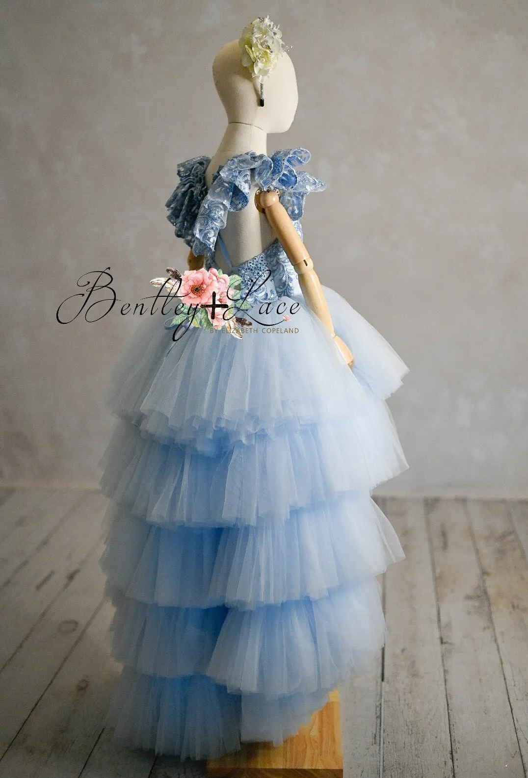 "Elouise" -  high low  Gown  ( 5 Year - Petite 6 Year)