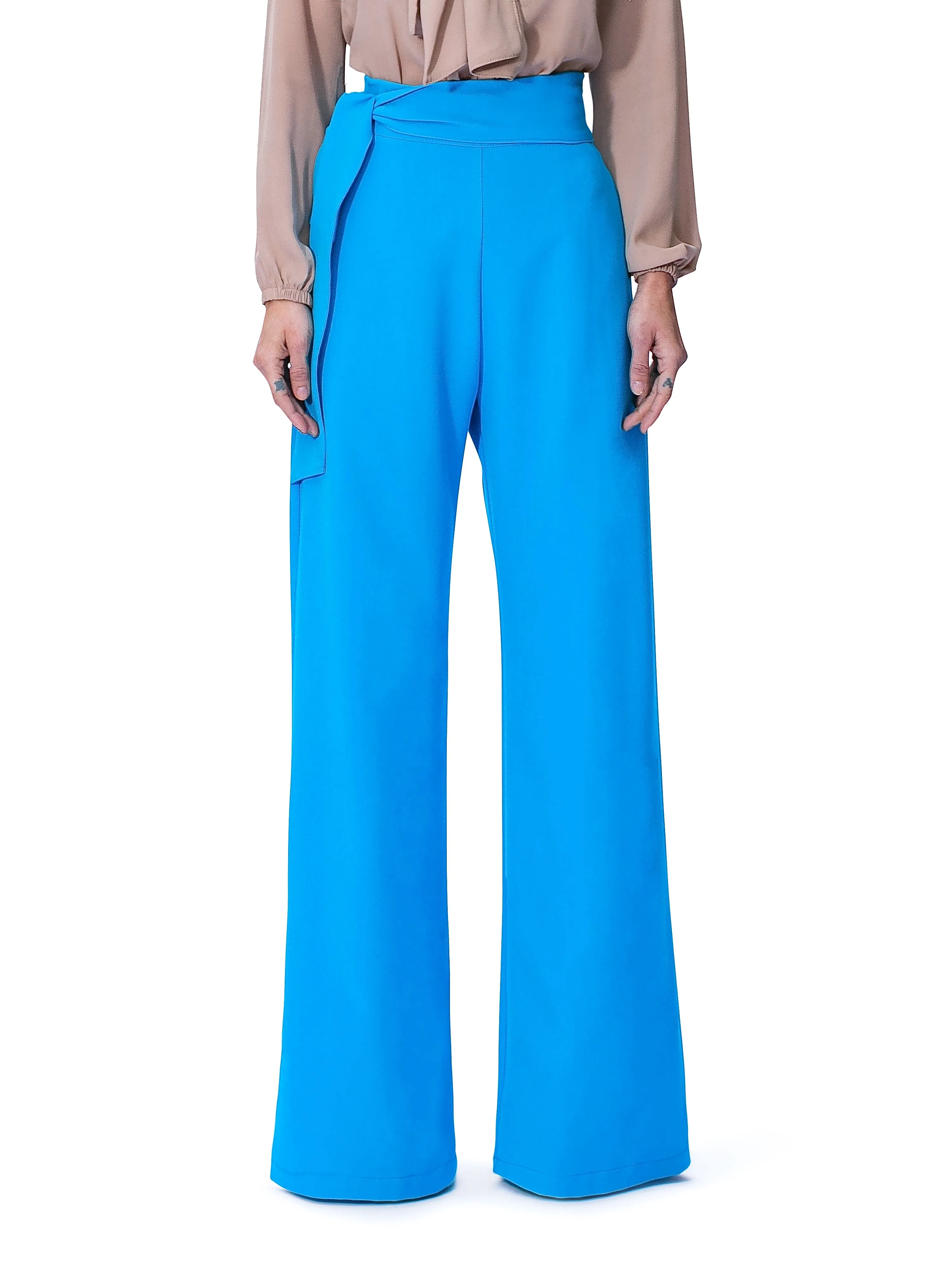 "Selene" High Waist Wide Leg Pants