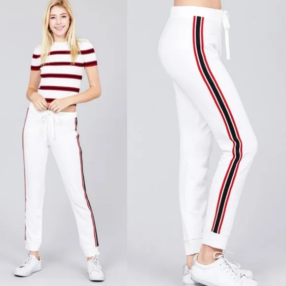 RACHEL Side Striped Joggers