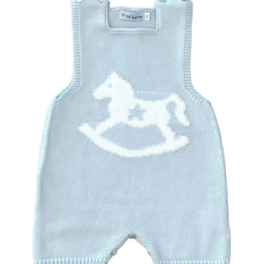 Rocking Horse Knit Romper