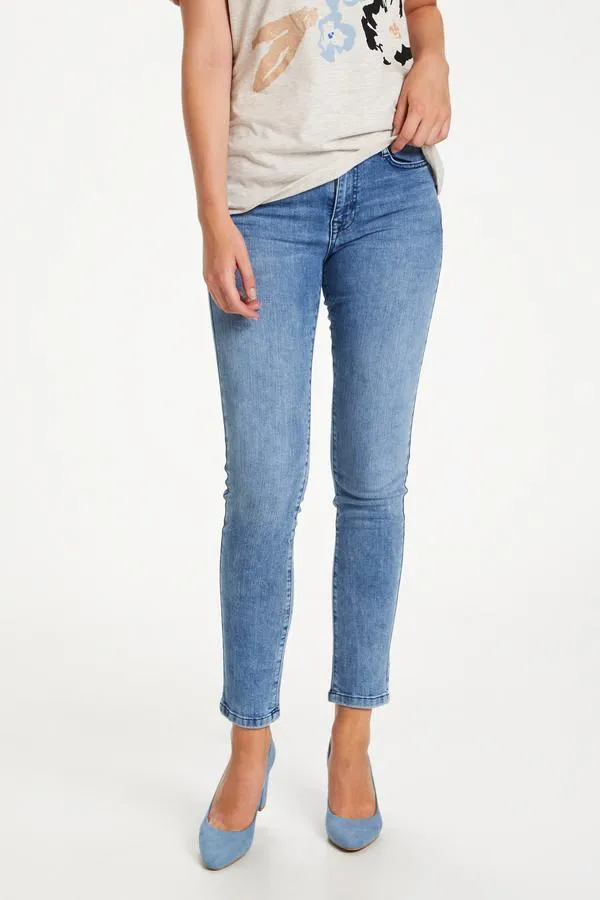 Saint Tropez Slim Leg Jeans Light Blue