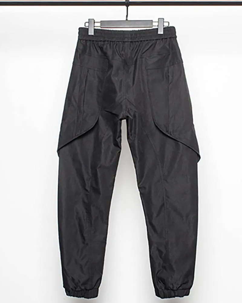 Samurai Functional Patchwork Black Cargo Pants