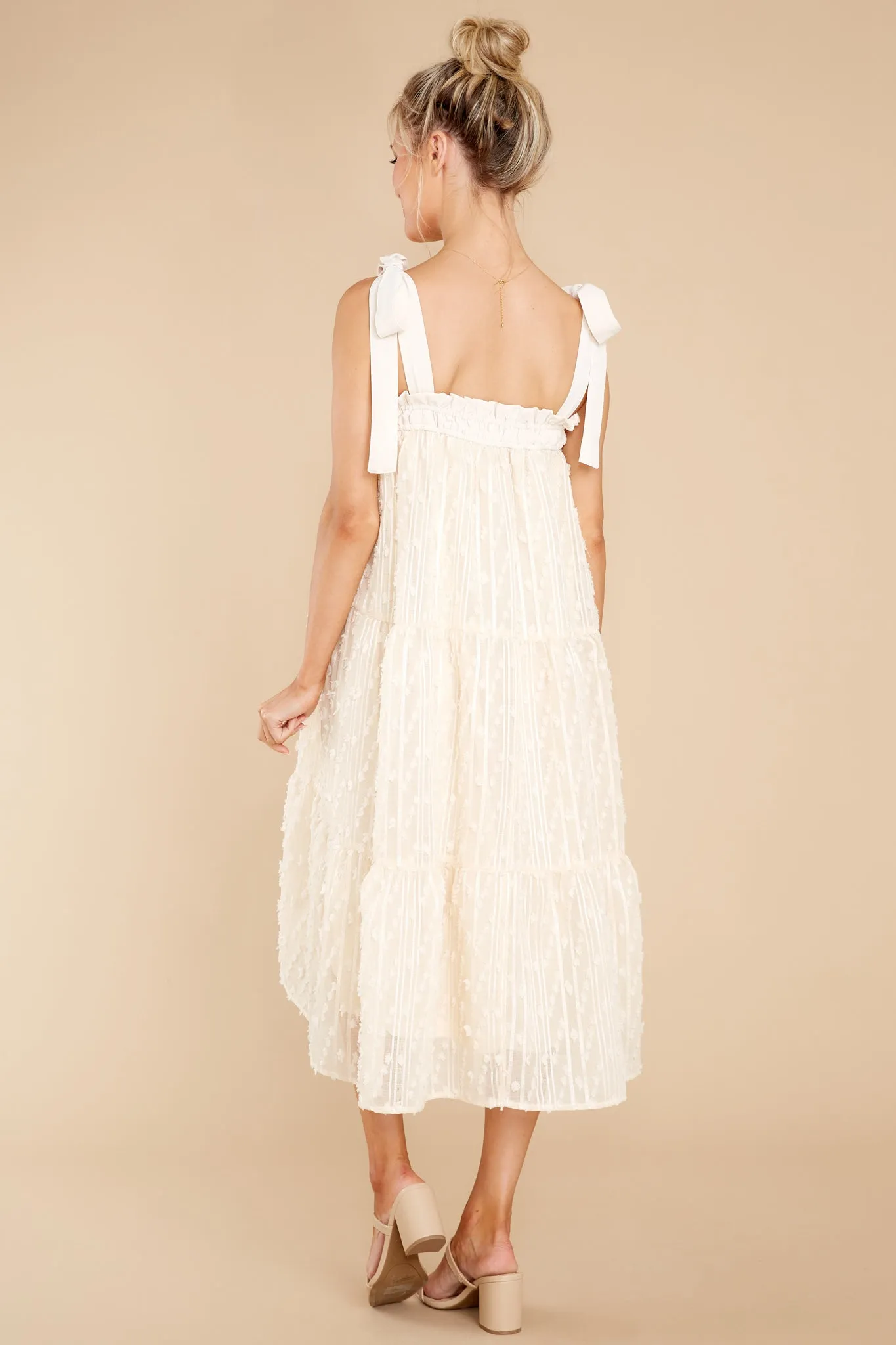 Sweet Lady Ivory Midi Dress