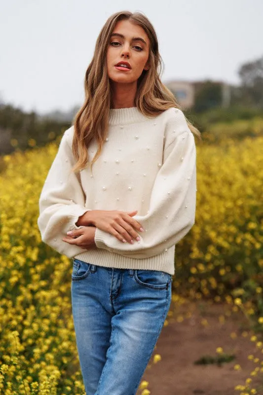 The Ellie Pearl Sweater