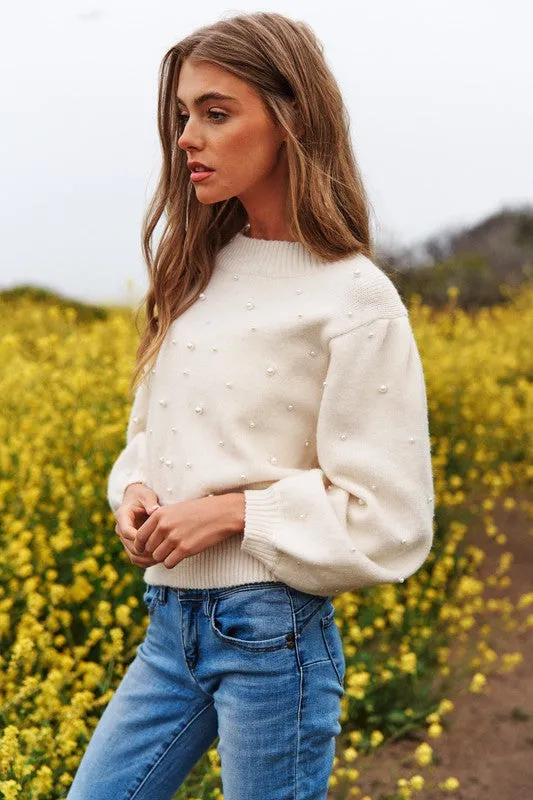 The Ellie Pearl Sweater