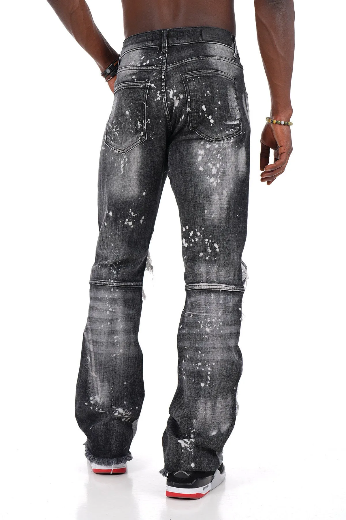 THE ROMAN FLARED JEANS