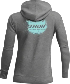 THOR Women's Aerosol Fleece Zip-Up Sweatshirt - Heather Gunmetal - Medium 3051-1216