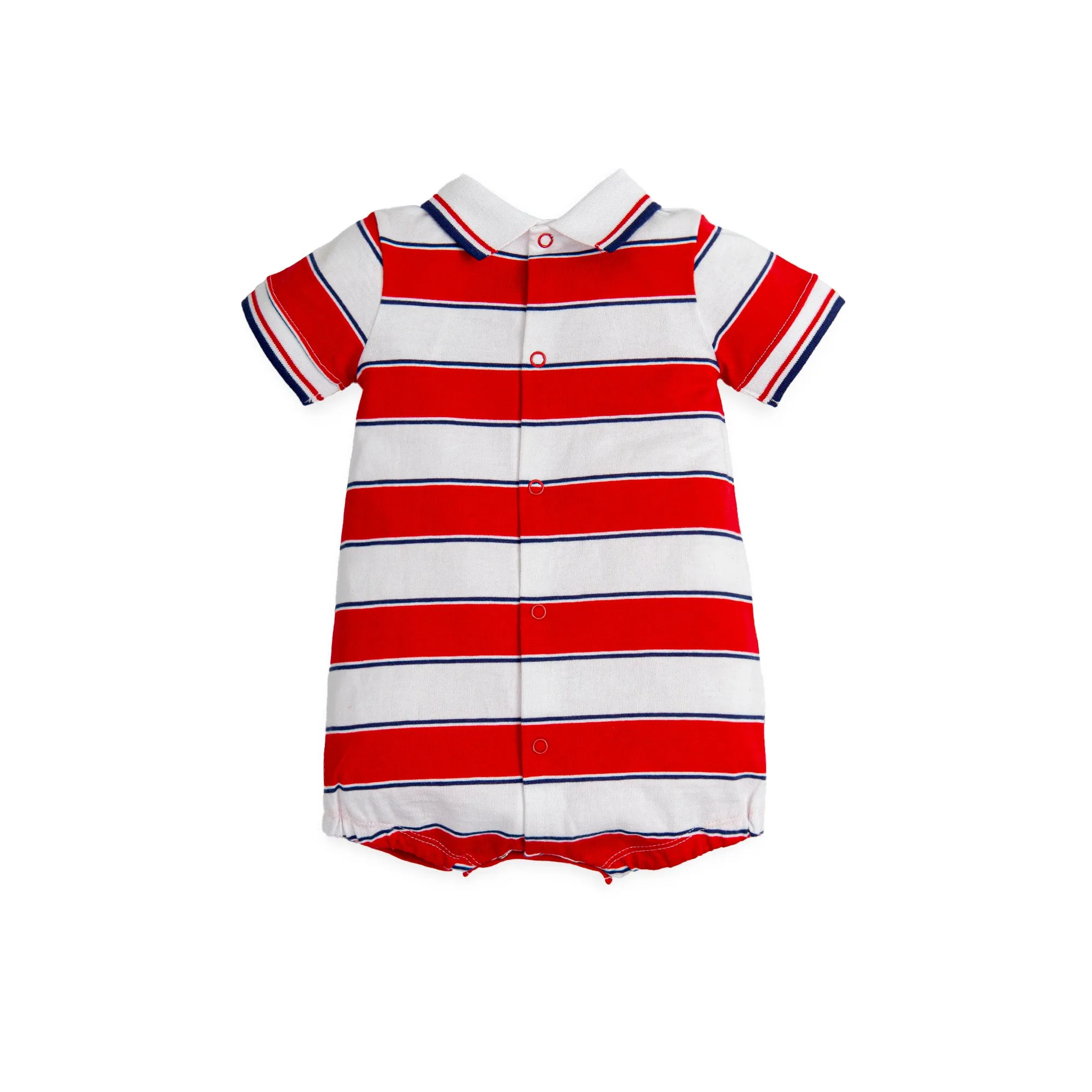 Tutto Piccolo 3294 - Boys Red Short Romper