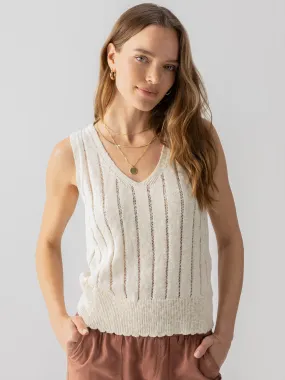 Vacation Mode Sweater Shell Tank Birch